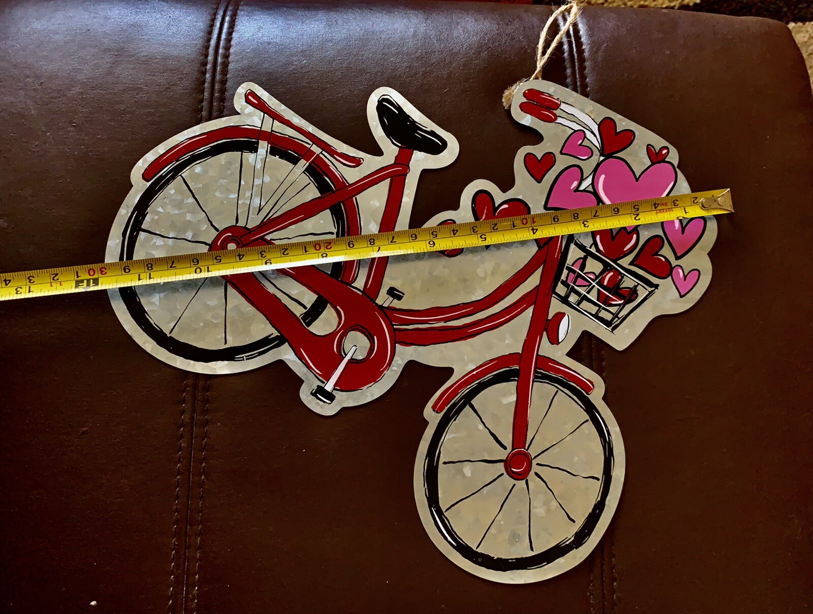 Bicycle Bike Unfinished Metal Laser Cut Out Cutout Shape Crafts Sign 