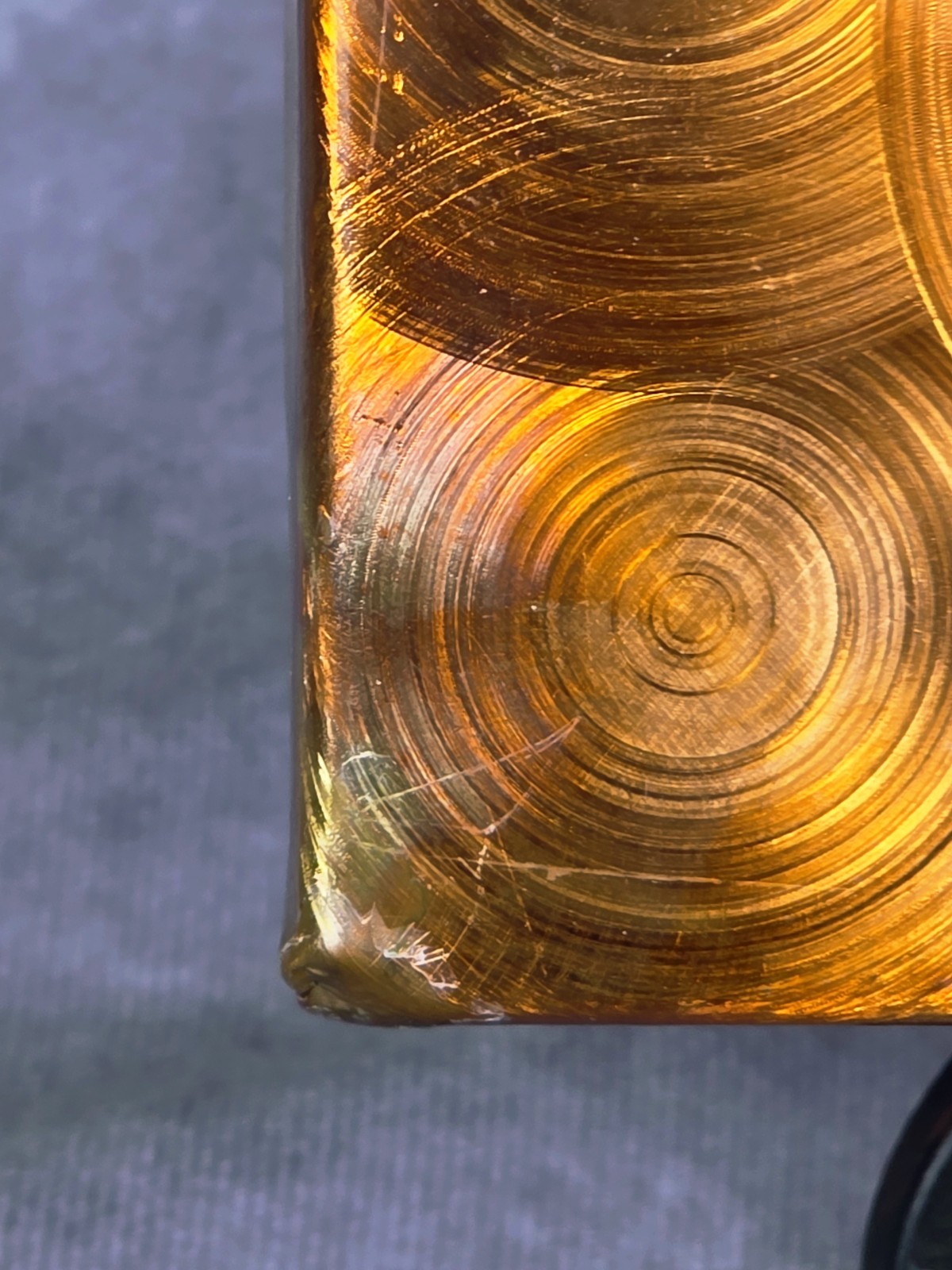 Dichroic Glass Metal Wall Art 12×12 Swirl Copper Patina Modern Industrial Decor