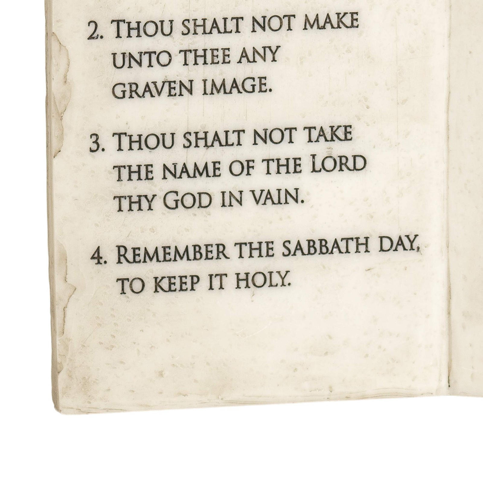 Dicksons 10 Commandments Whitewash Stone 6 x 6.5, 10