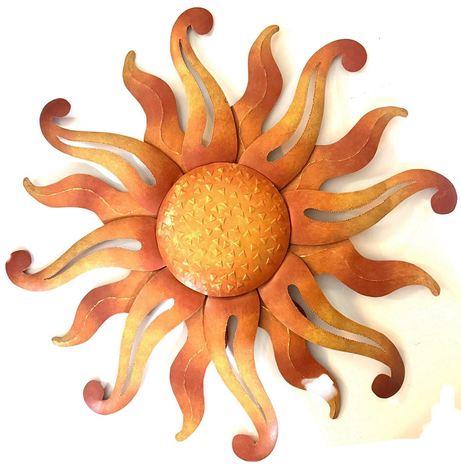 Large Celestial Sun Metal Wall Decor By Regal Art & Gift 34x34x2” In/outdoor
