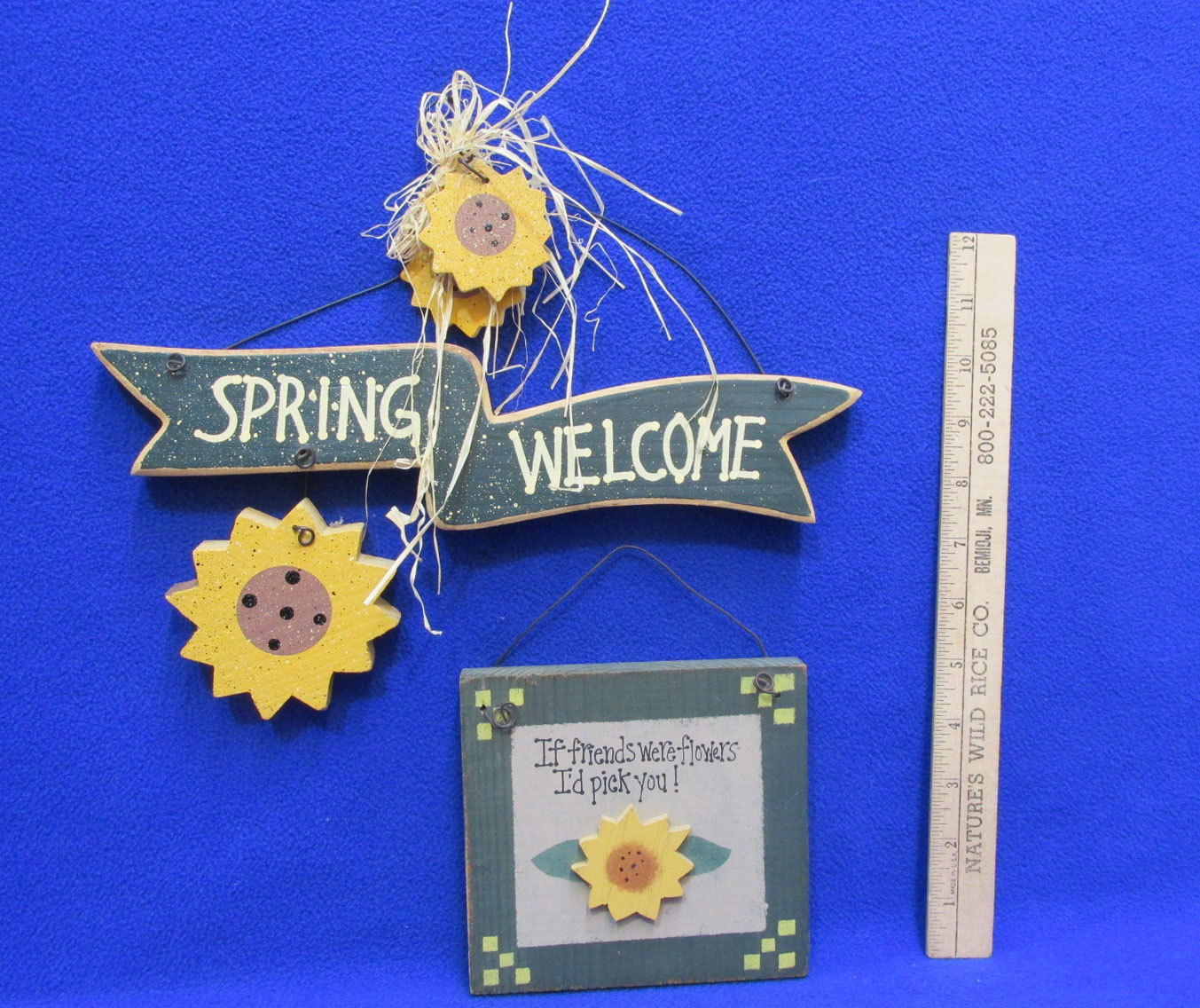 Sunflower Plaque Sign Spring Welcome If Friends Were Flowers Id Pick You 2 Lot