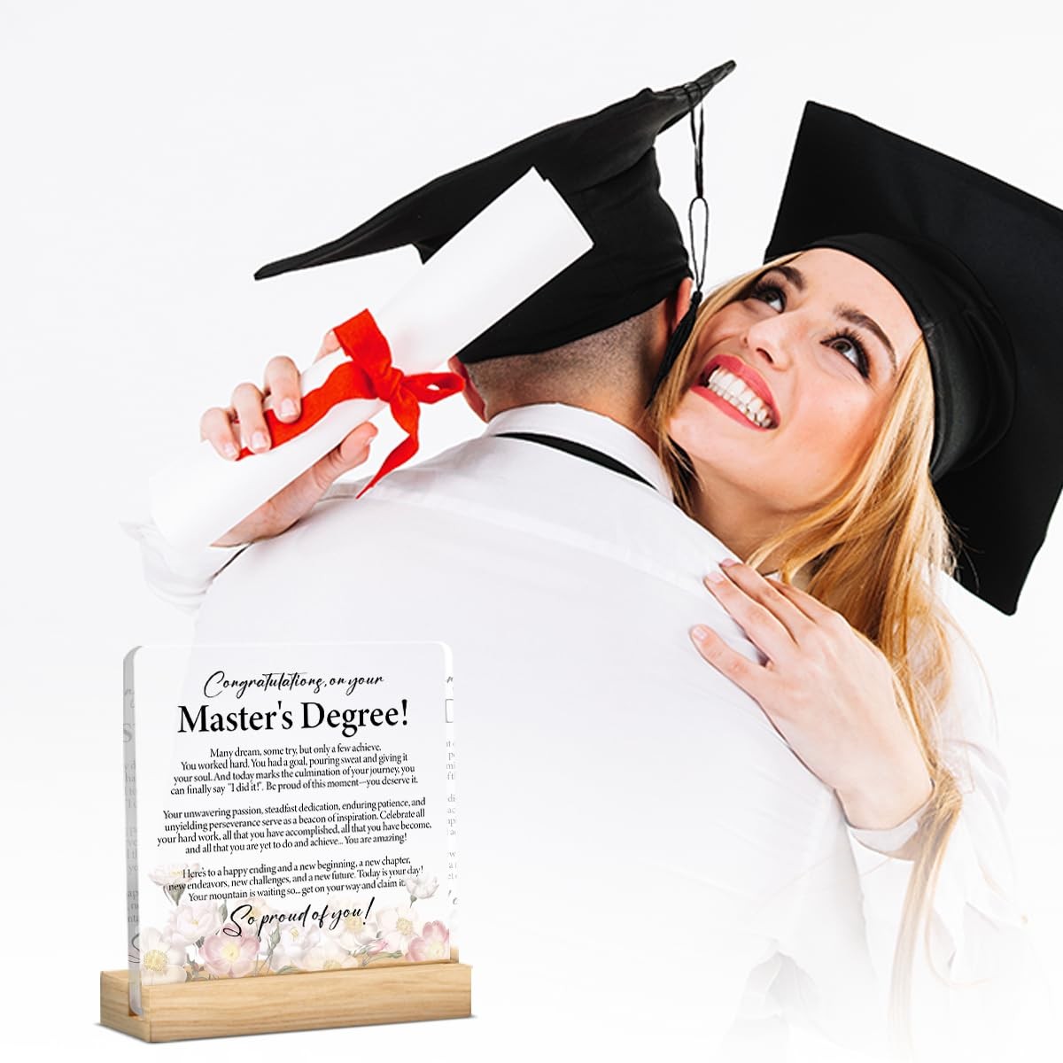 Masters Degree Graduation Gifts for Her Him Women Men Congrats Grad Sign for …