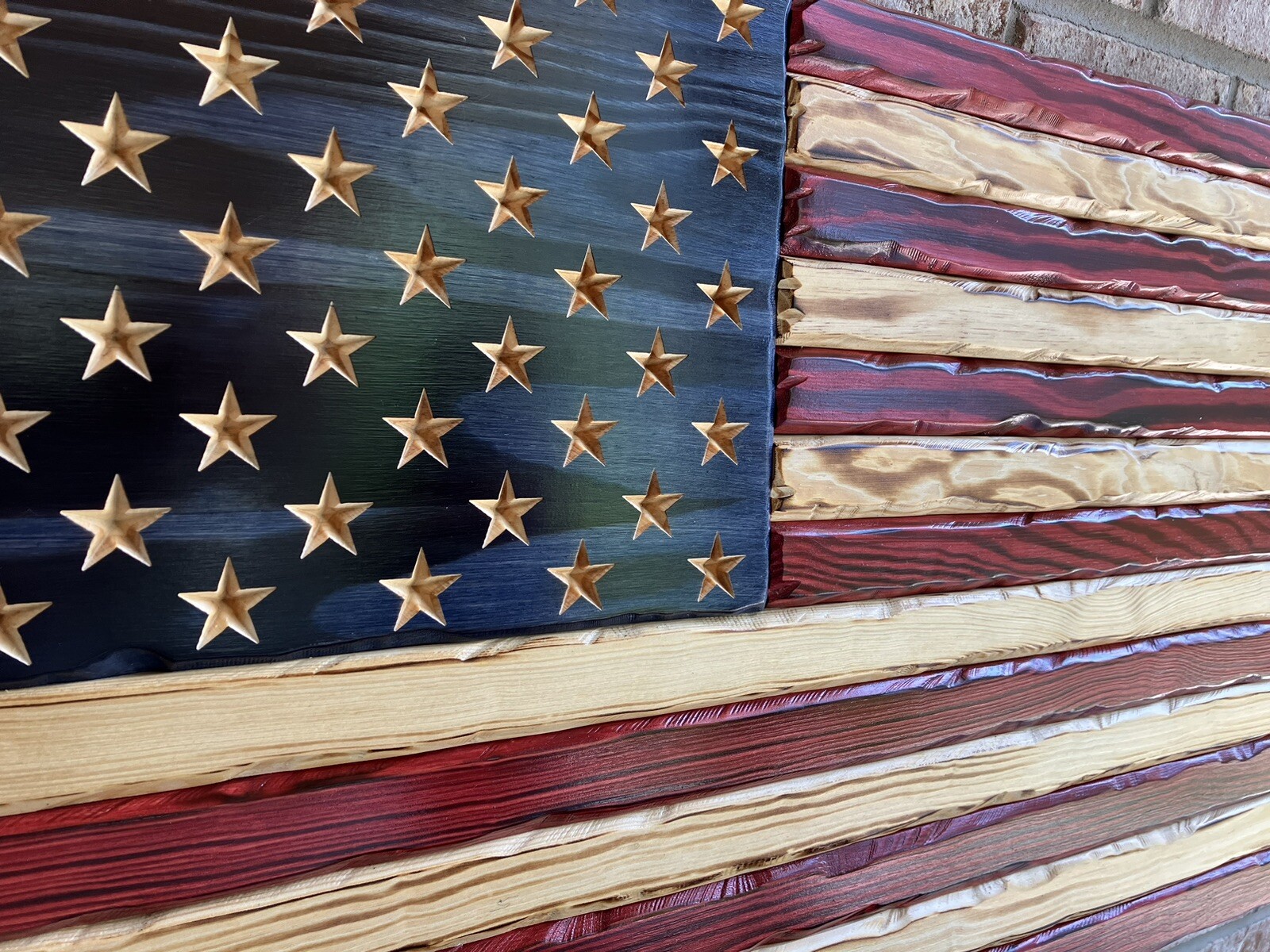 Distressed American Flag, Rustic American Flag, Betsy Ross, Wooden Flag