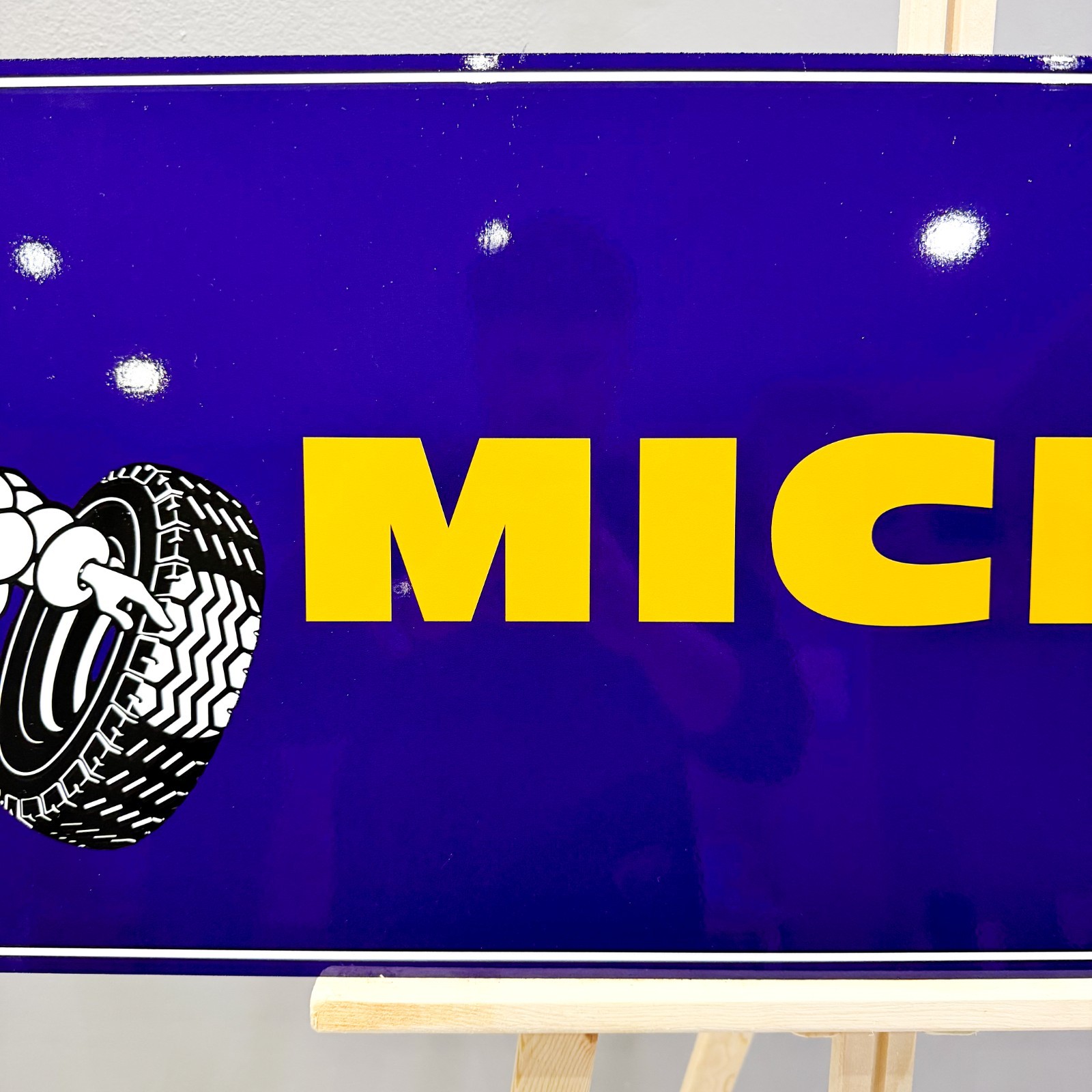 Michelin Bibendum – Tire Advertising Heavy Metal Sign–118 × 40 cm – 46.5” × 15.7