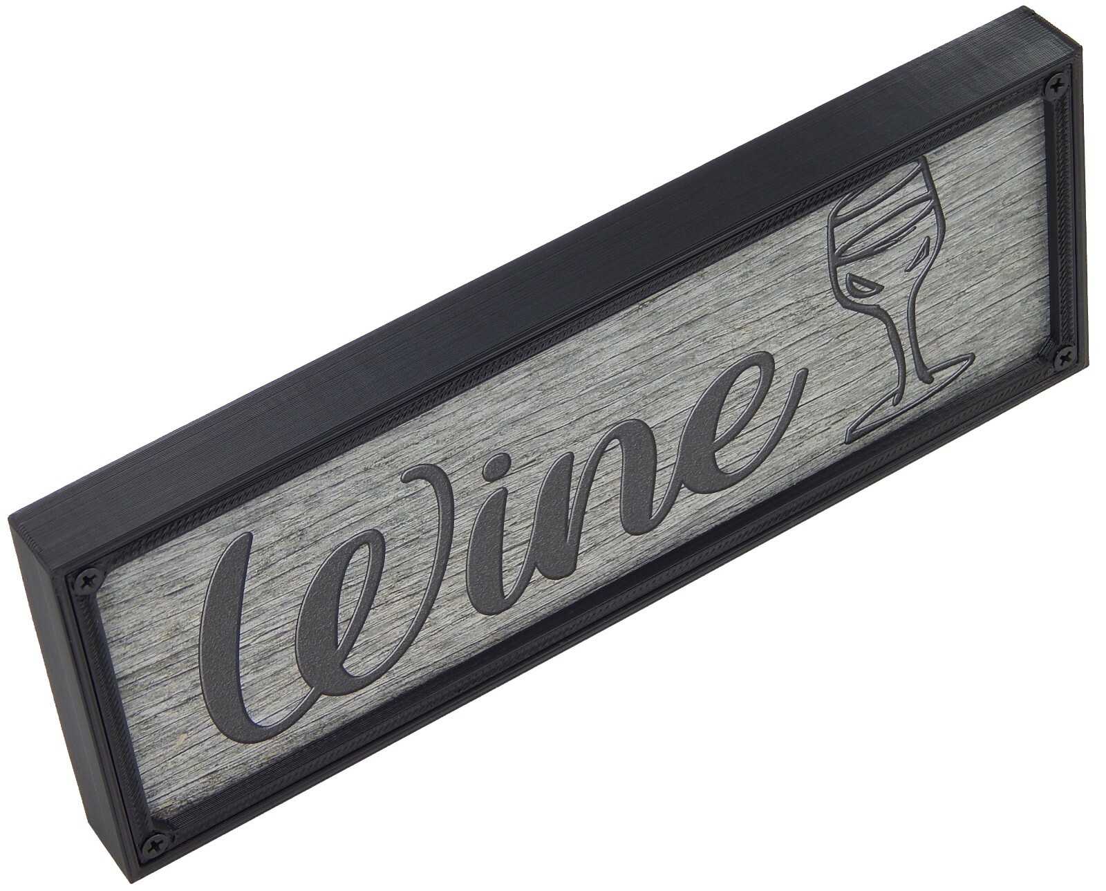 Wine Rustic Farmhouse Kitchen Standing Sign or Wall Hanging Home Decor Print