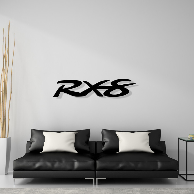 Badge For Mazda Rx8 Steel Wall Decor Decoration Art Rx-8 Wankel Swap K20 Rotary