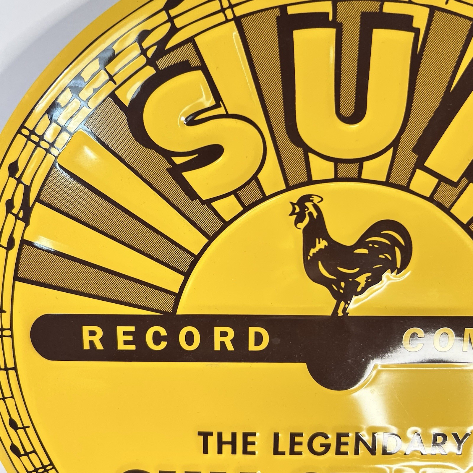 Legendary SUN Record Company Metal Wall Sign
