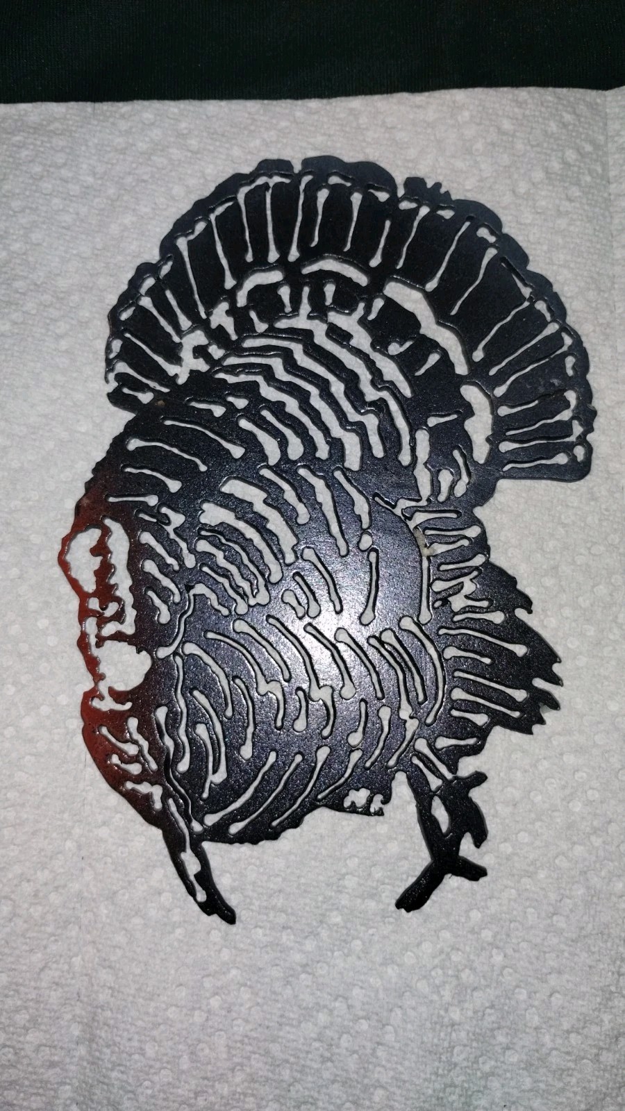 “Heavy Metal Art” TURKEY GOBBLER Digital Plasma Cut in Plate steel not thin tin