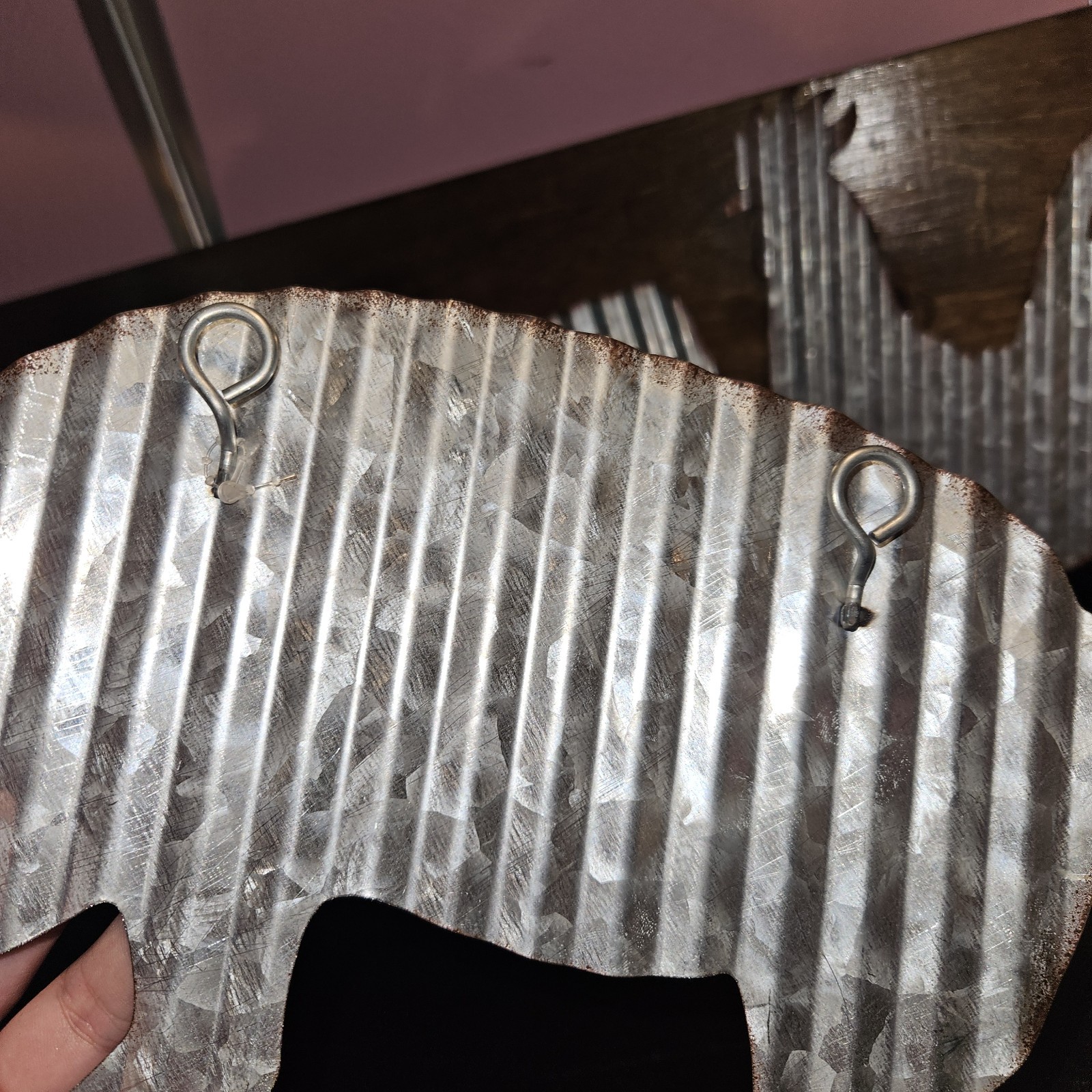 Galvanized Metal Farmhouse Animal Wall Decor