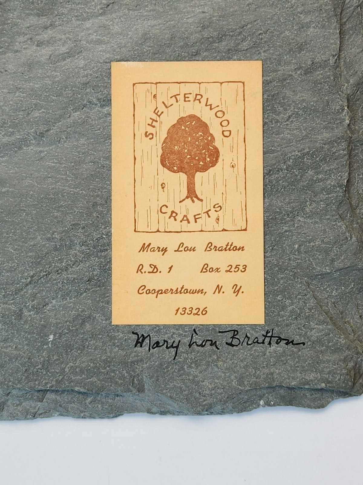 Etched Stone Wall Decor Landscape Countryside Barn Farm Animals Scenic Signed NY