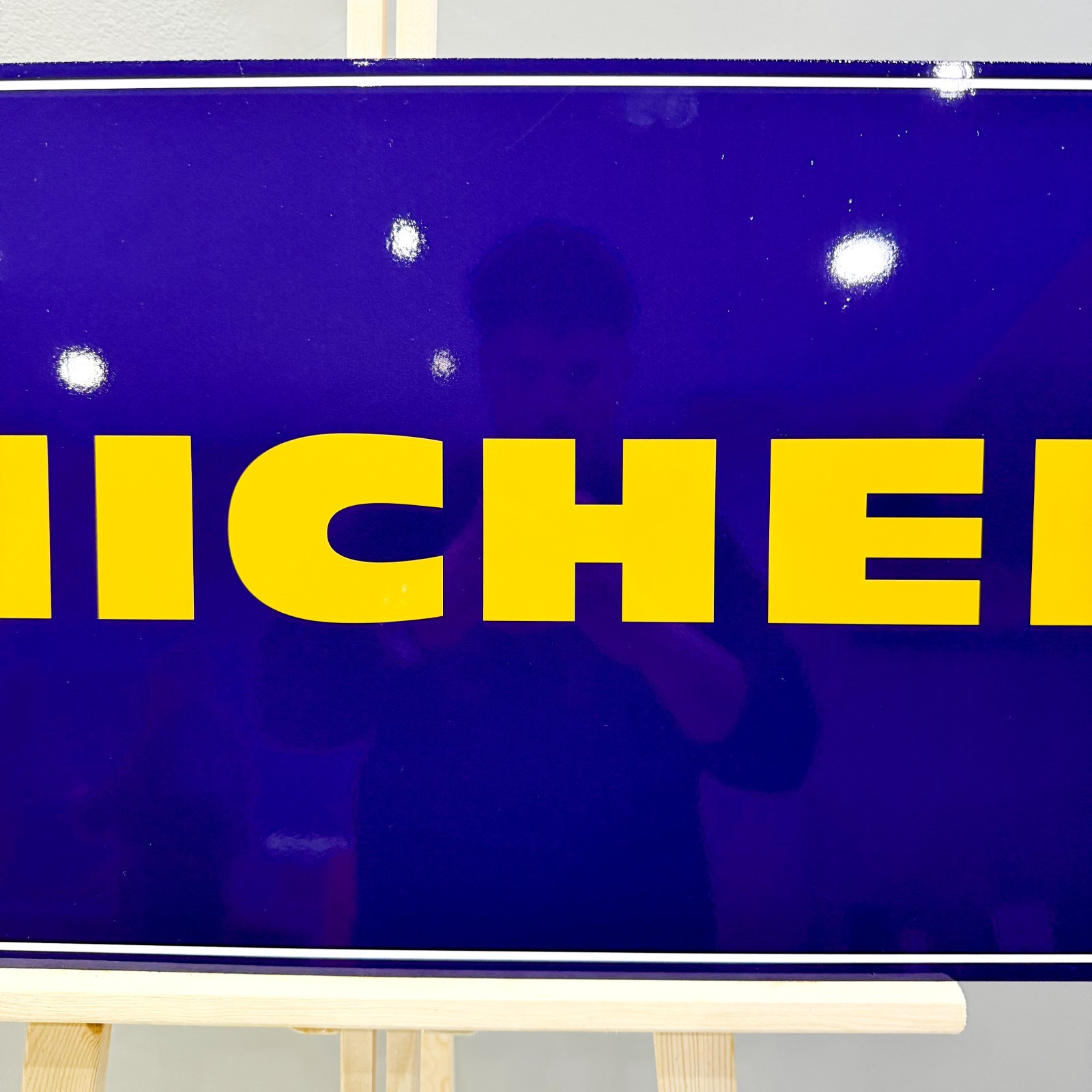 Michelin Bibendum – Tire Advertising Heavy Metal Sign–118 × 40 cm – 46.5” × 15.7