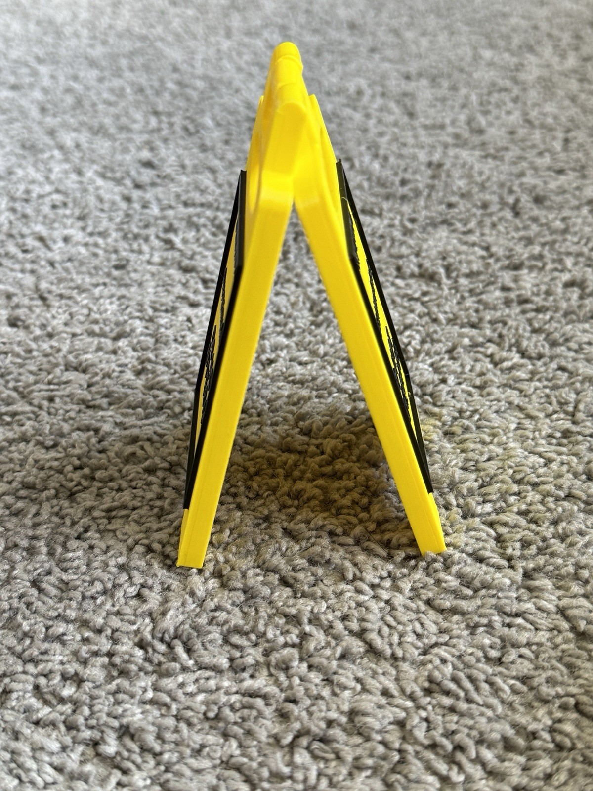 Caution Overstimulated Desk Sign – Funny Warning Sign for Office, Coworker Gift
