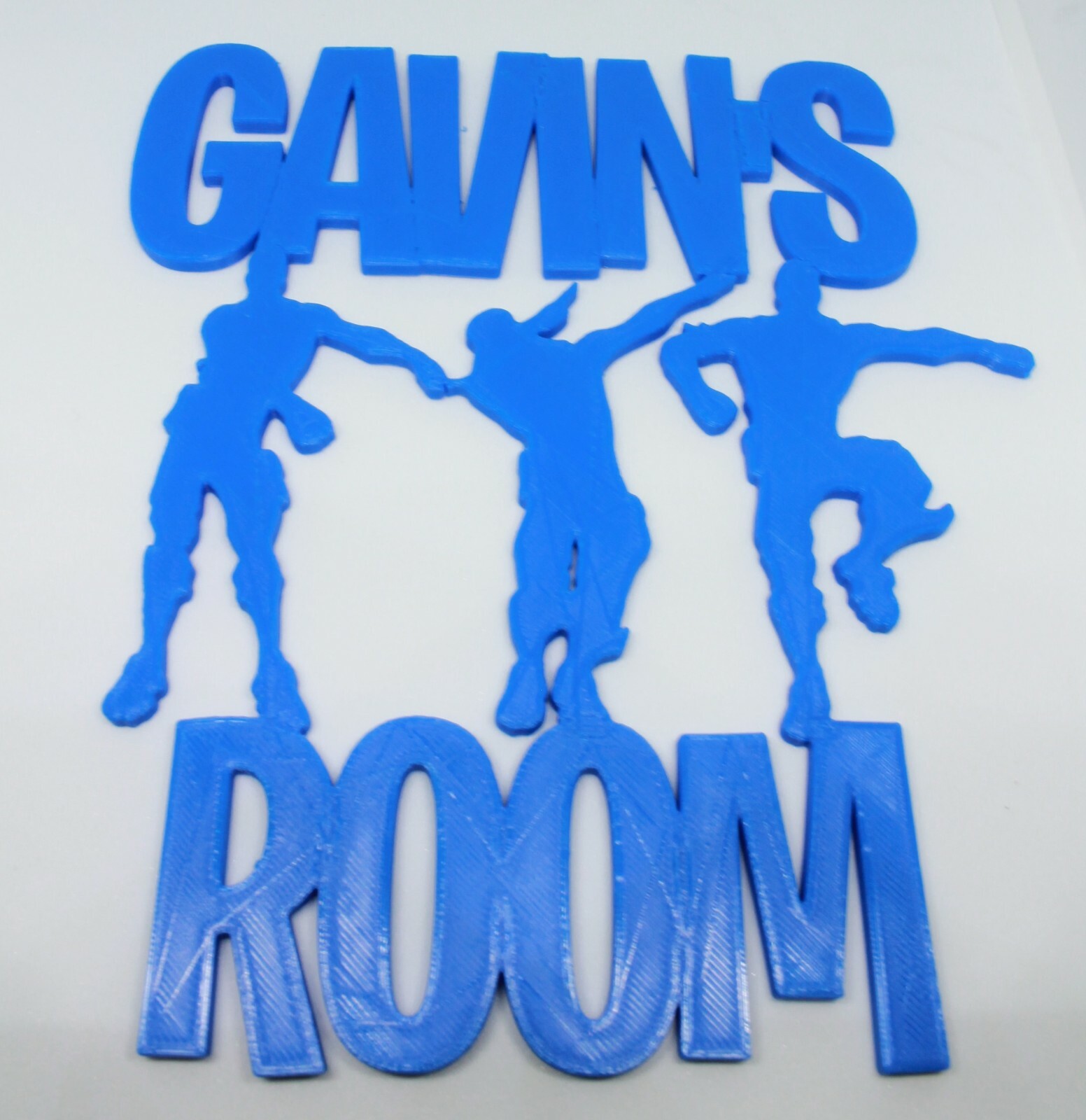 Fortnite Dances Personalized Custom Name Sign, Bedroom Door,Wall, 3D many Colors
