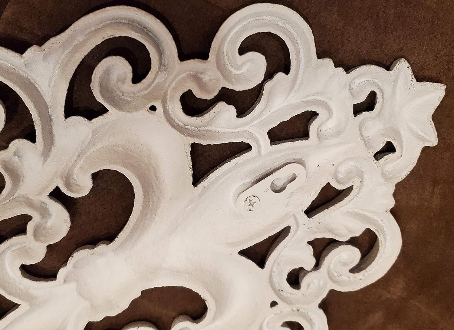 Lulu Decor, Cast Iron Fleur De Lis Wall Decoration Plaque, Antique Home Decor