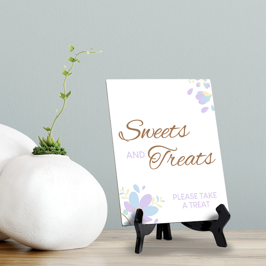 Signs ByLITA Sweets And Treats Please Take A Treat 6×8″ Table Sign