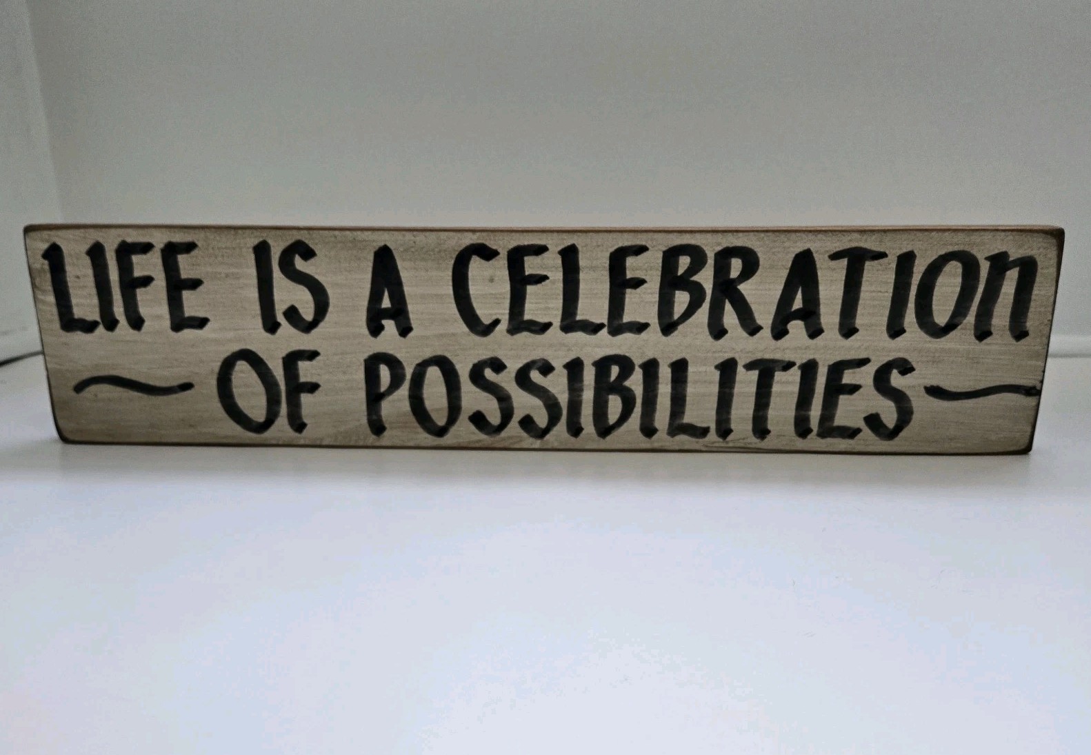 Graduation Inspirational Quotation Wood Sign for Wall Or Desk