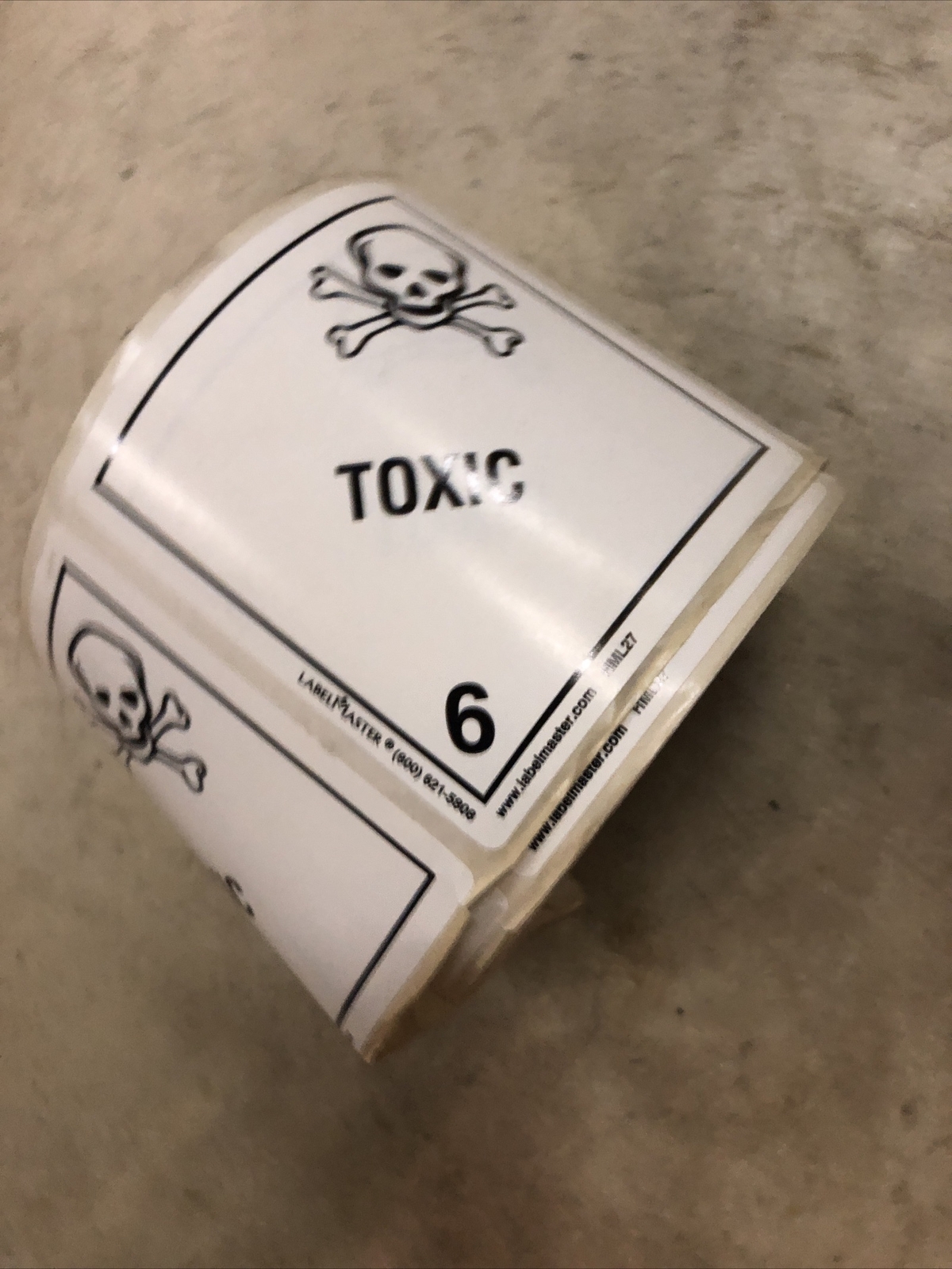 New Stickers Decal “TOXIC” SKULL 6 DESIGN GREAT PRICE! 4″ X 4″in. QTY 10
