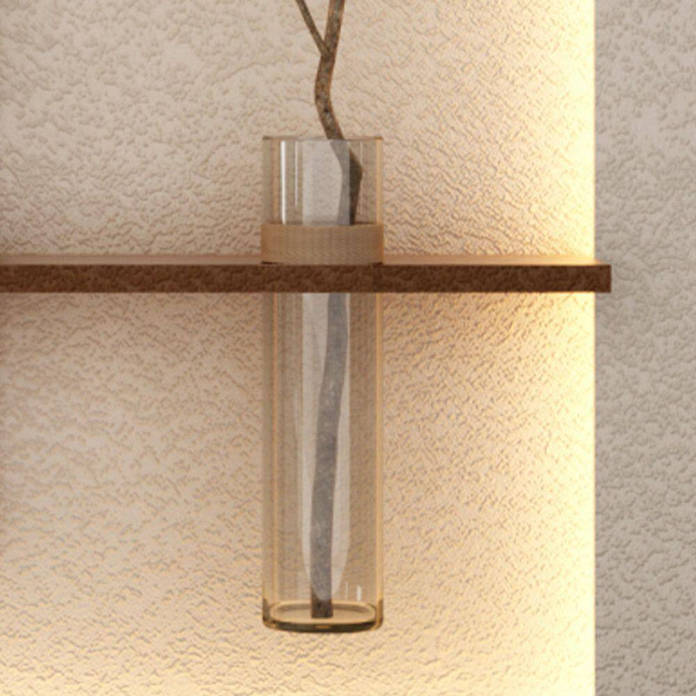 41 In. X 24 In. Light Coffee 3D Art Sculpture Sandstone Wall Decor with Simulate