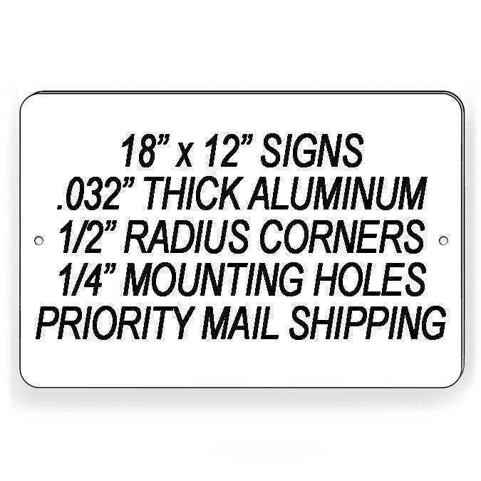 Warning Premises Under 24 Hr Audio Video Surveillance Metal Sign Three Sizes