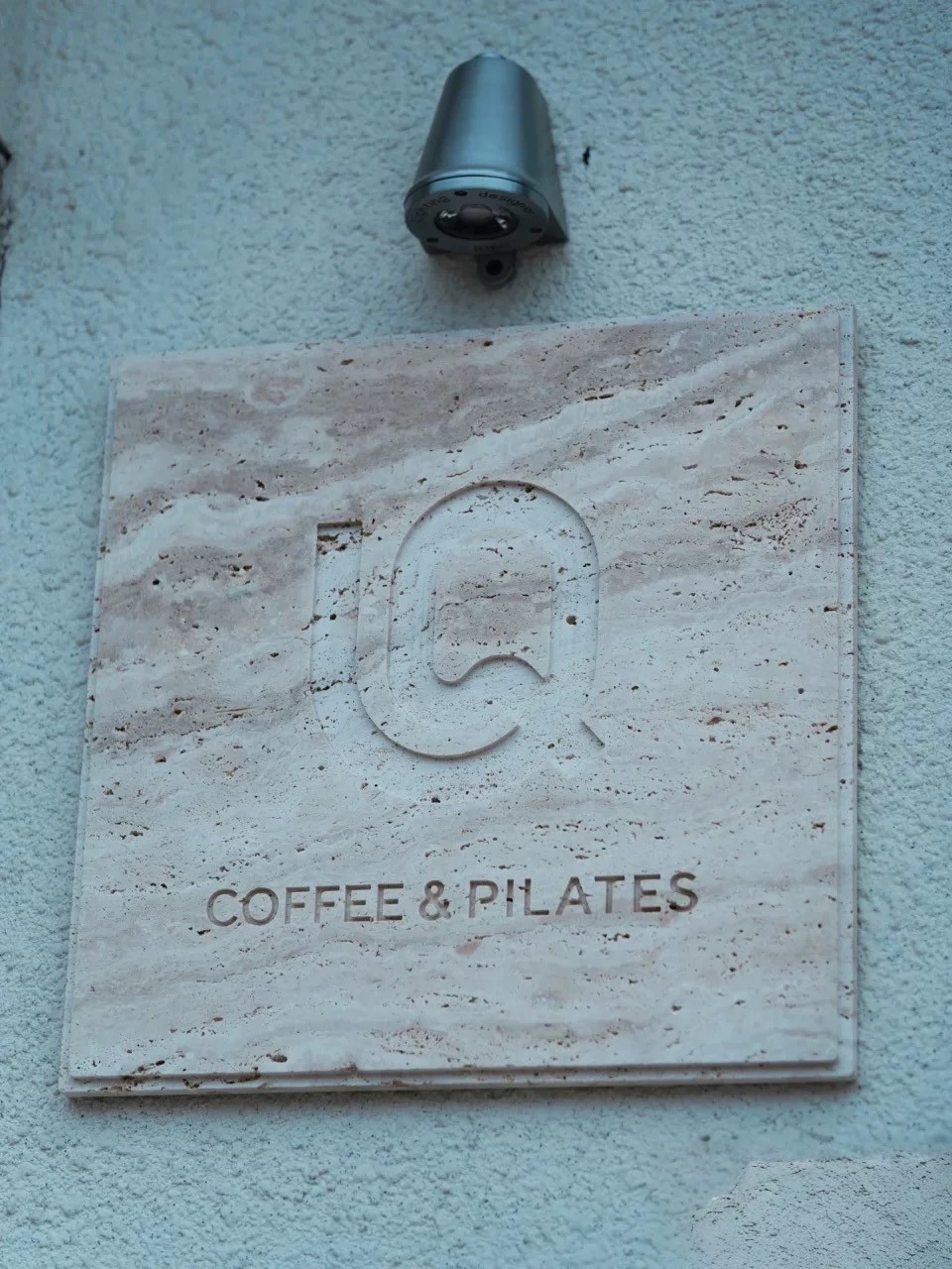 Travertine Rectangle Personalized Door Sign Customize Doorplate for House Store