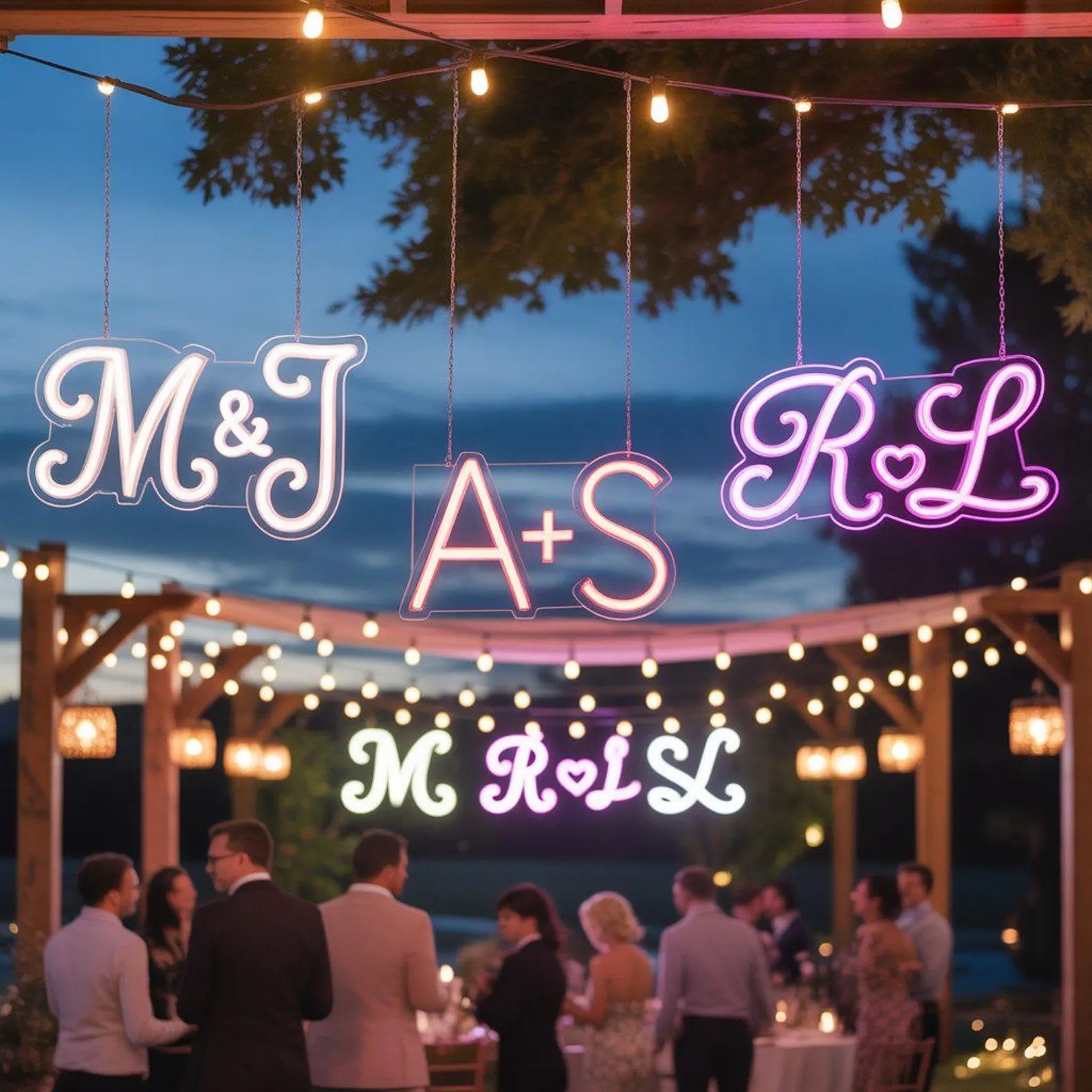 Customized Wedding Neon Sign Personalized Sign Wedding Party Decoration