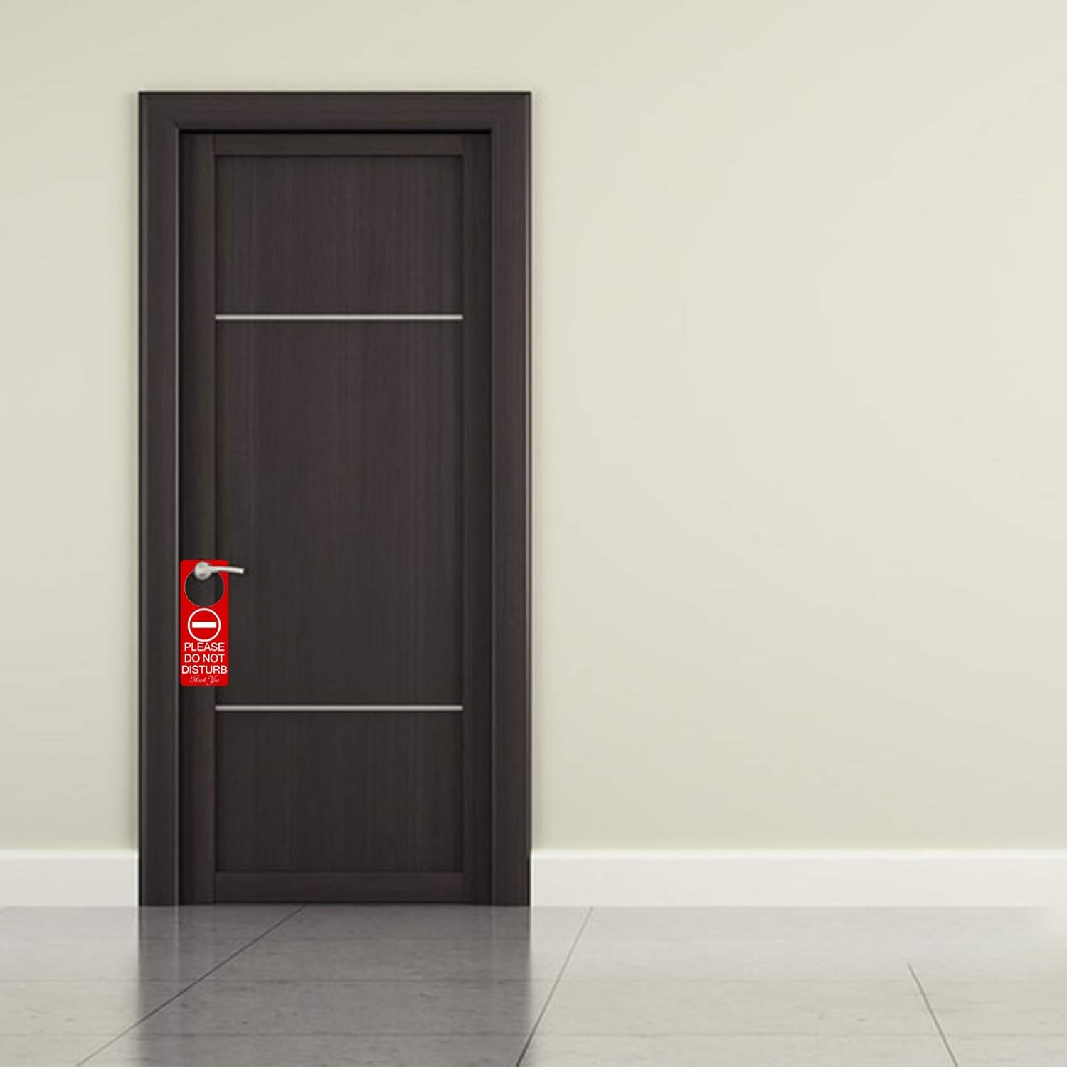 Do Not Disturb Door Hanger Sign 2Pack Double Sided Please Do Not Disturb on Fron