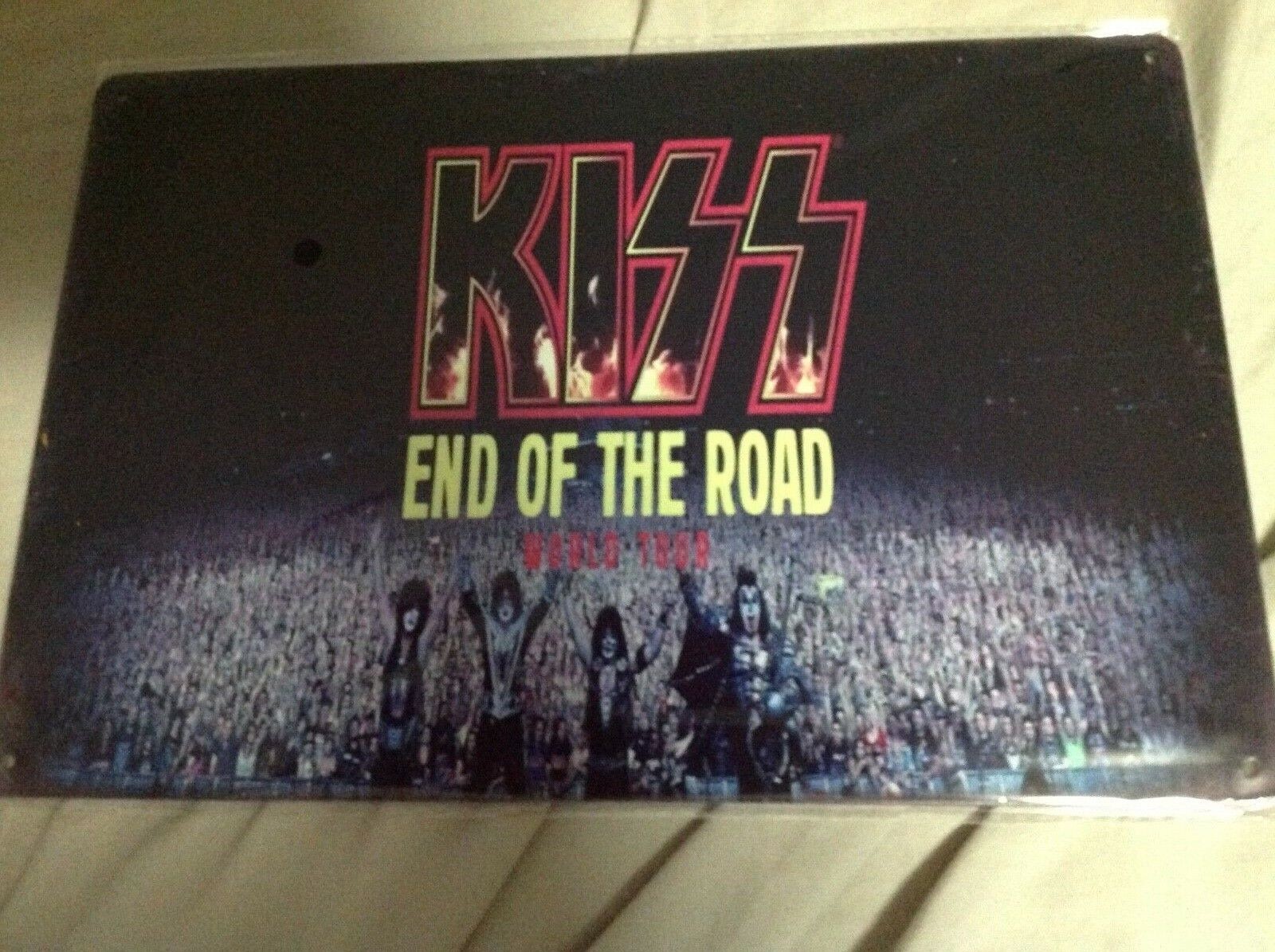 Rock Band Tin Signs..Kiss..Sabbath..Bowie..Alice in Chains & More