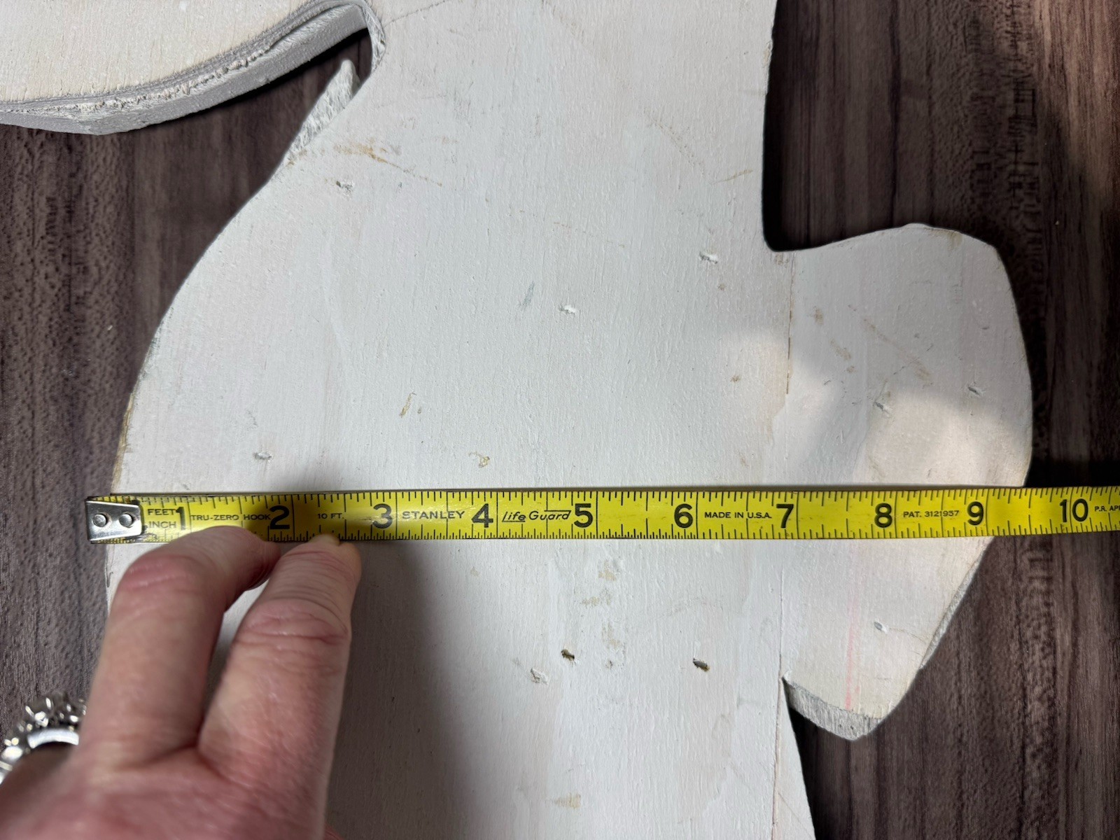 Large White Seahorse Wall Art/Wood/Rustic/23”x9.5”x1.25”/Coastal Art