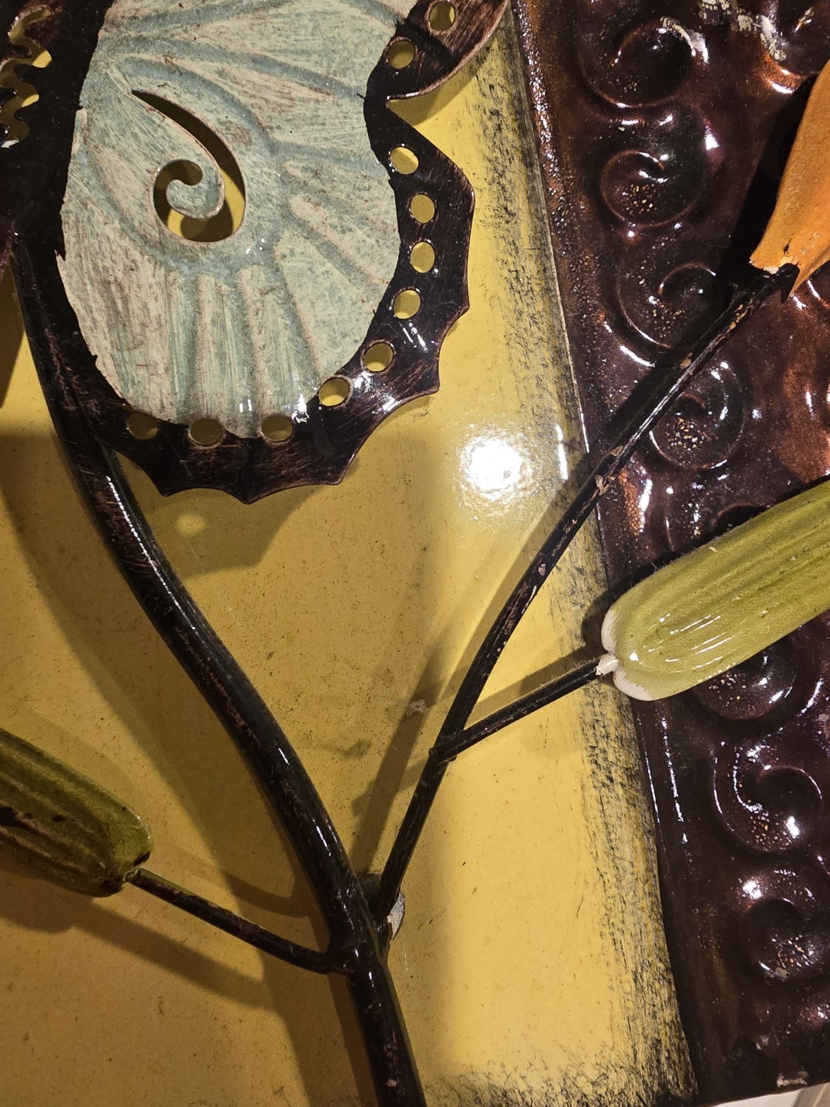 Lot Of 2 Metal 3D Butterfly Wall Art