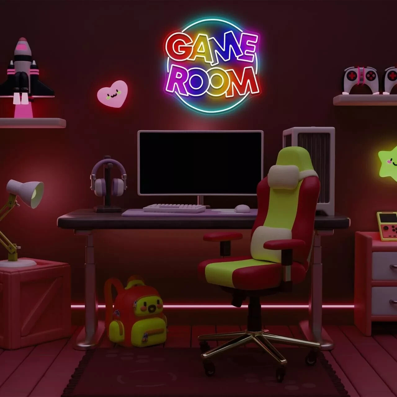 High-Quality Custom LED Neon – Personalized Sign for Gamers, Creators & Shops
