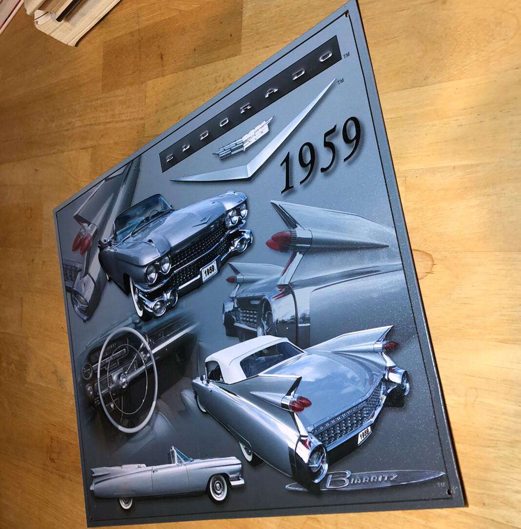 El Dorado 1959 – General Motors – Biarritz Metal Tin Sign Of The Times