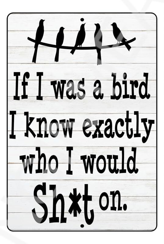 Funny Aluminum Sign Bangin Meats Bird Theme Weatherproof 8×12 Gift