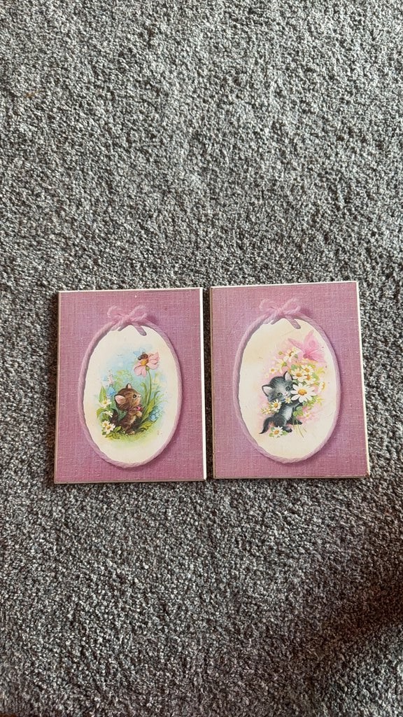 Vintage Animal-Themed Wall Plaques