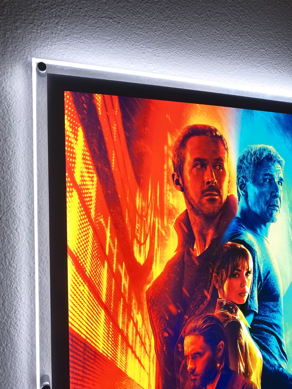 LED Light Box Poster Frame 18×24 Wall Mounted Halo Backlit Acrylic Frame