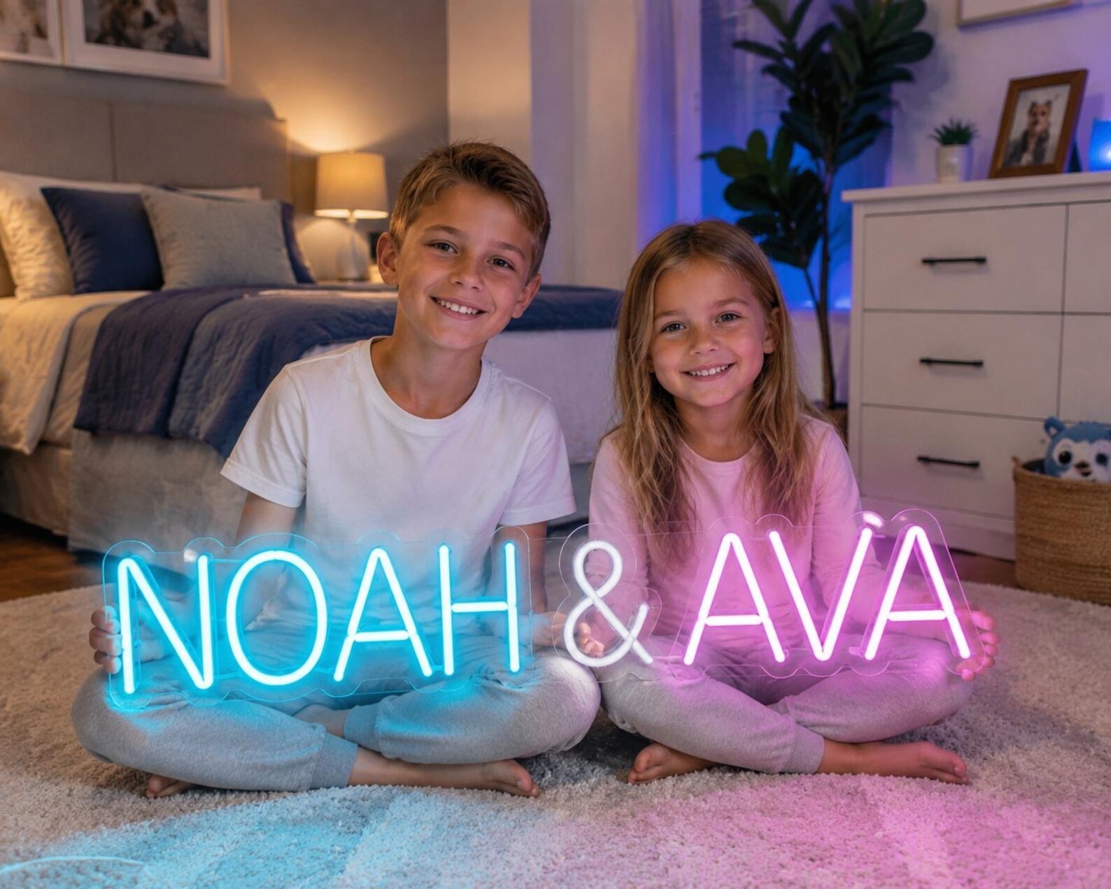 Custom Neon Sign for Bedroom Personalized LED Name Wall Decor Light