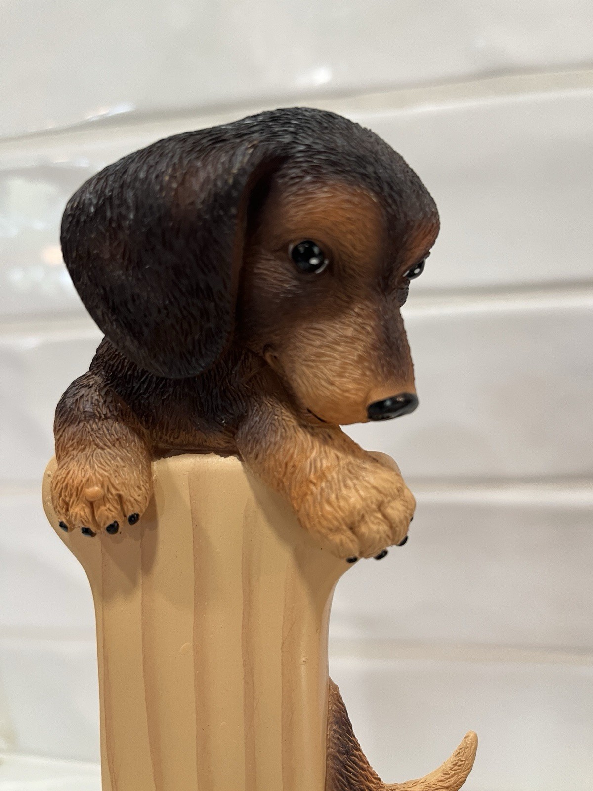 Adorable 12”.5 X 9” 3D Resin Love My Dachshunds Wall Plaque