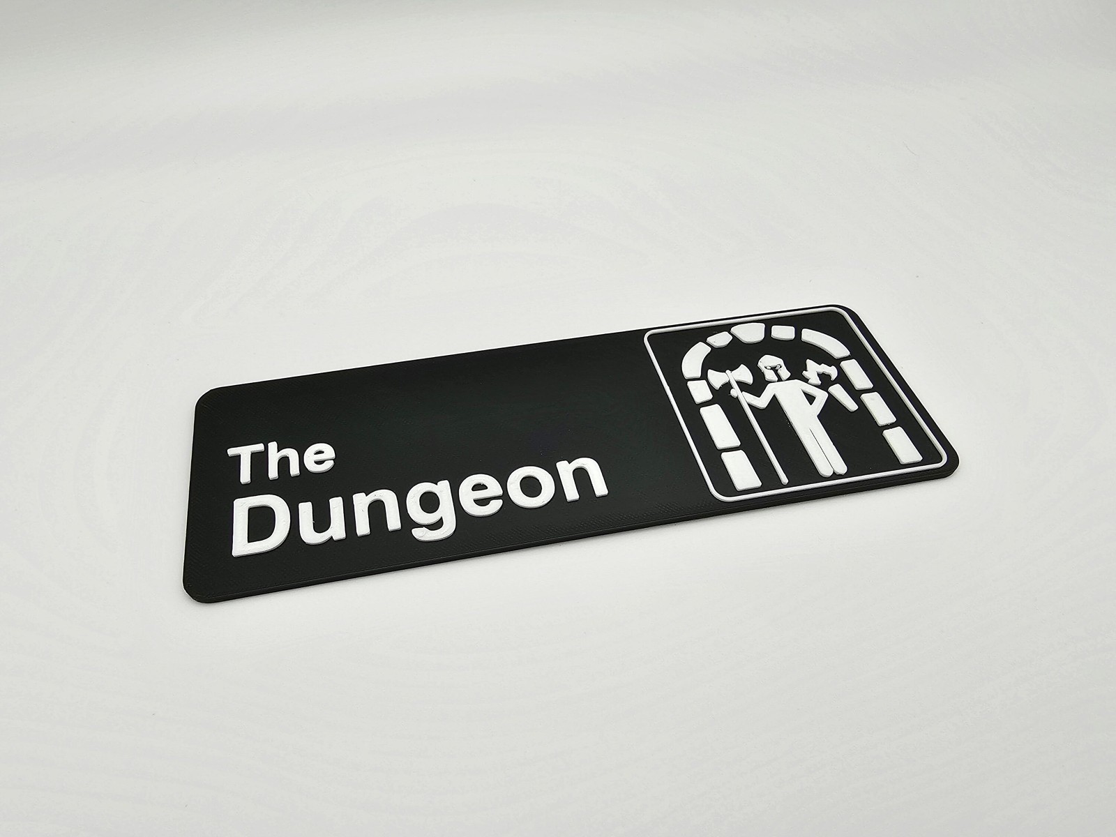 The Dungeon – Funny Room Door Sign | Any Color