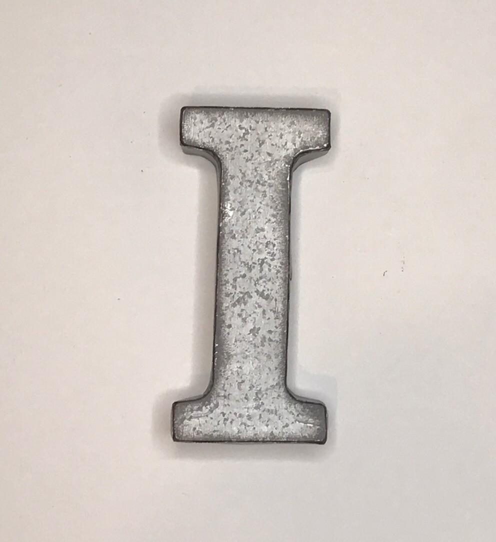 6″ Galvanized Metal Letters Western Barn Rustic Country Industrial Farmhouse 3D