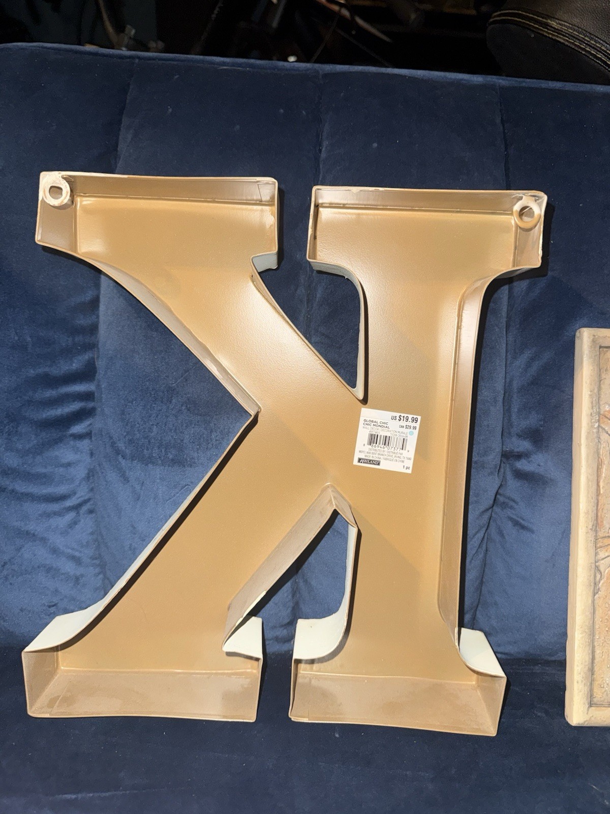 Metal 3D Block Letters 8” Rustic Country Industrial Farmhouse Natural Finish