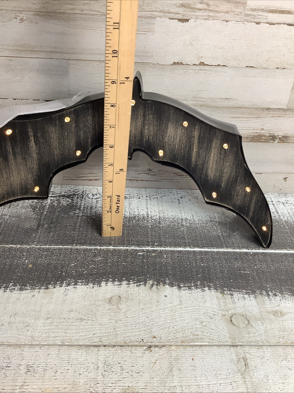 Pottery Barn Lighted Bat Wall Decor 16″ Long