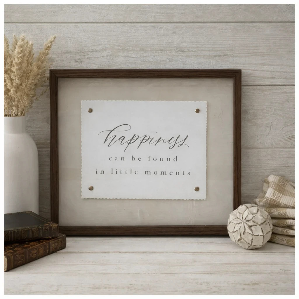 14″ x 16″ Rustic Framed Wall Décor | Farmhouse Wall Art