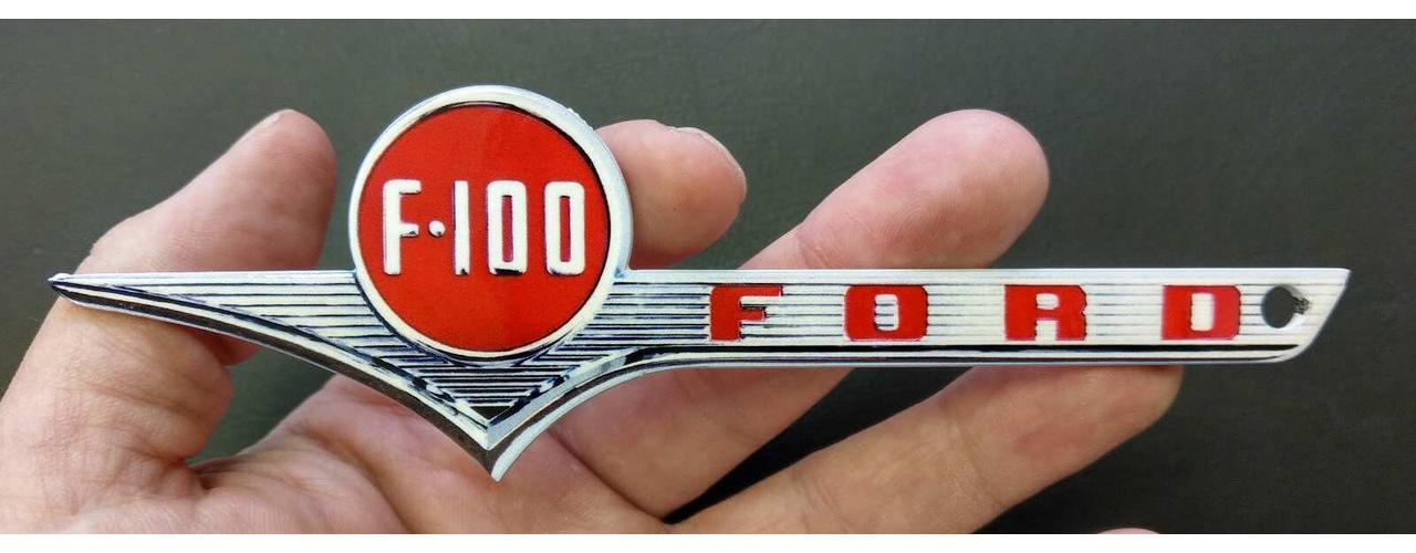 1956 Ford F-100 Flat Steel Sign