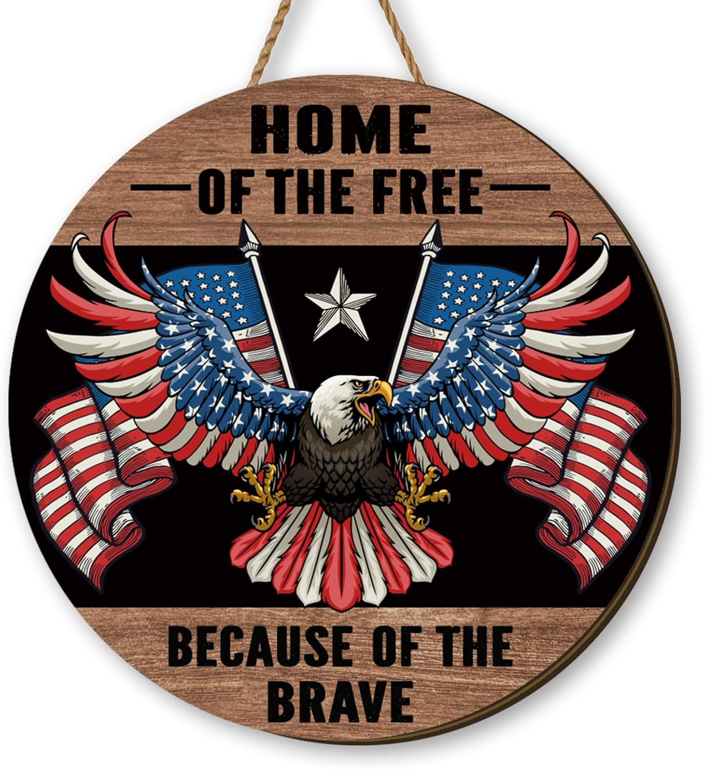 Memorial Day Decorations 4Th of July Door Sign Thank You Veterans Patriotic Deco
