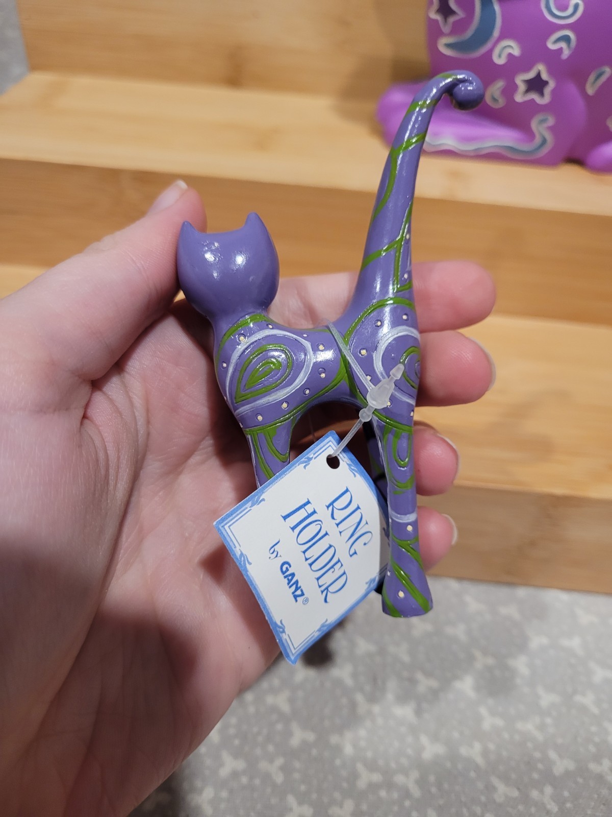 2000s Y2K Bombay Kids Cat Ring Holder Wall Hanger Angel Heart Clock Frame Lot