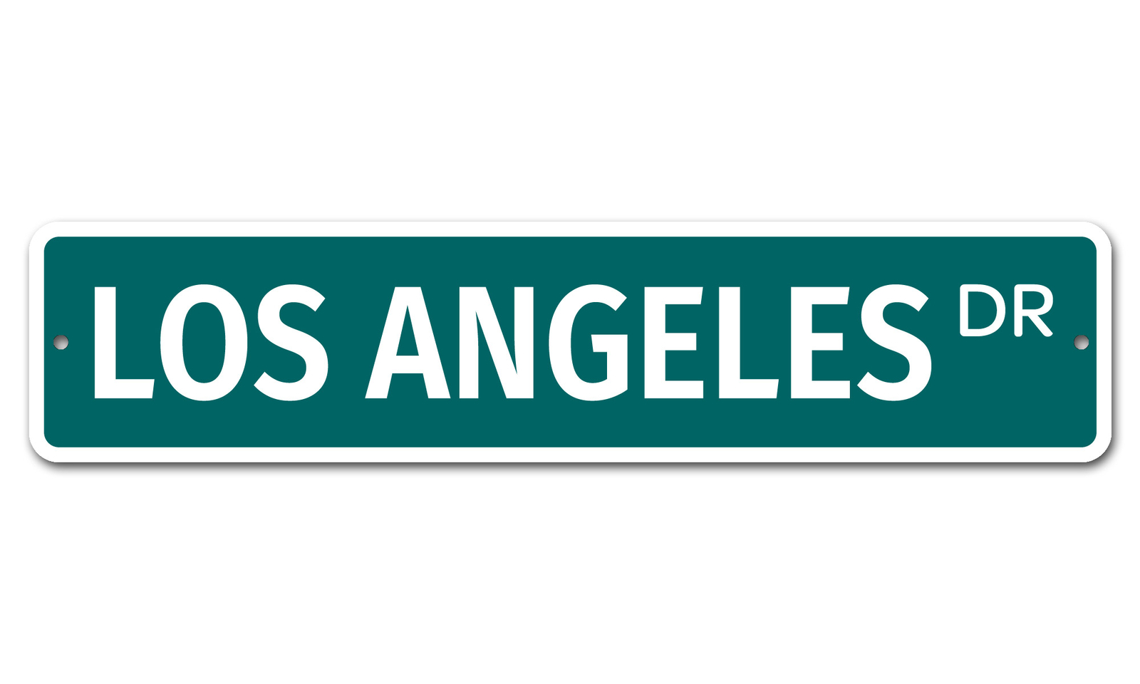 6641 SS Los Angeles 4″ x 18″ Novelty Street Sign Aluminum