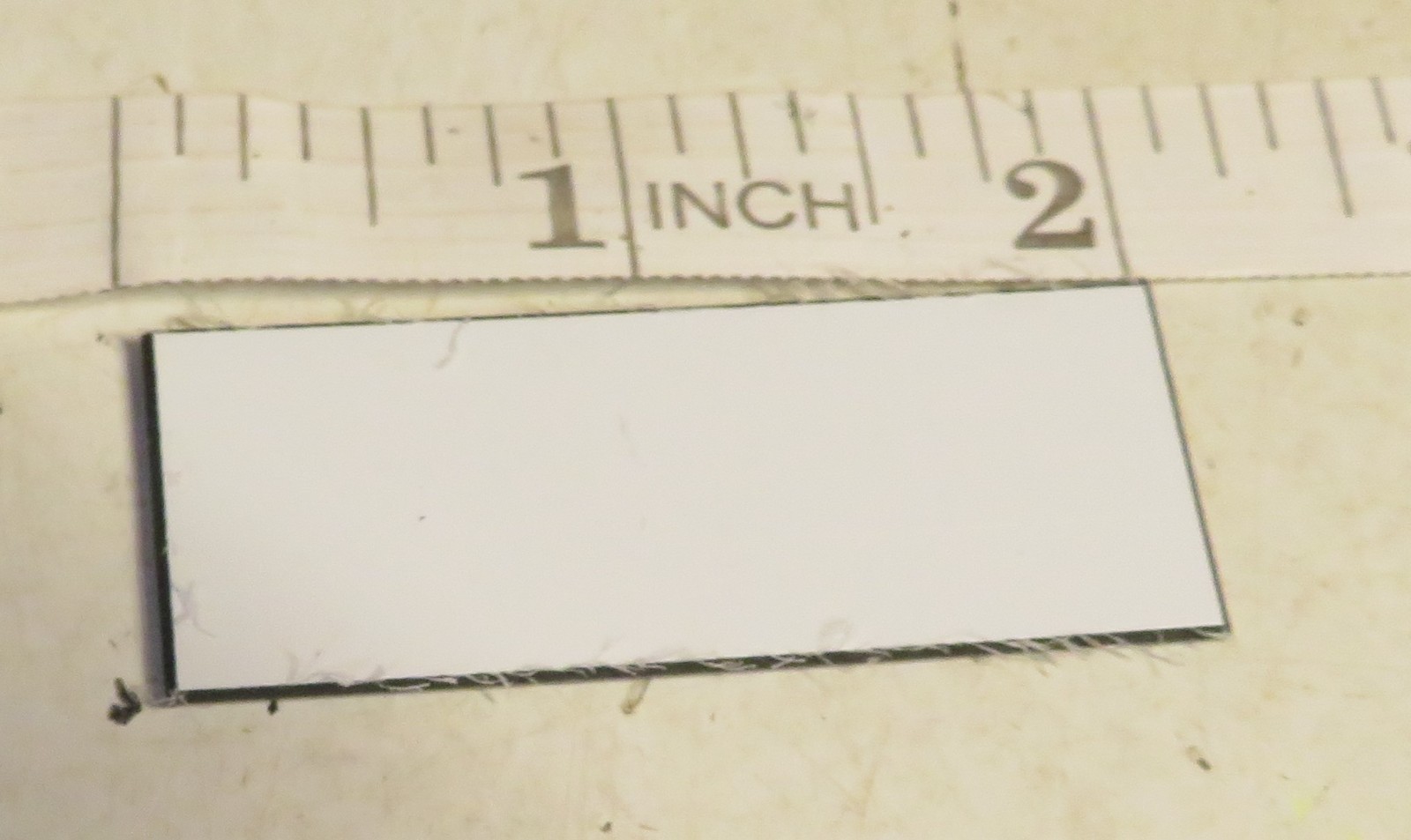 20 ea BLANKS Engraving Name Plates Plastic Labels Office Door Desk Plaques 2x.75