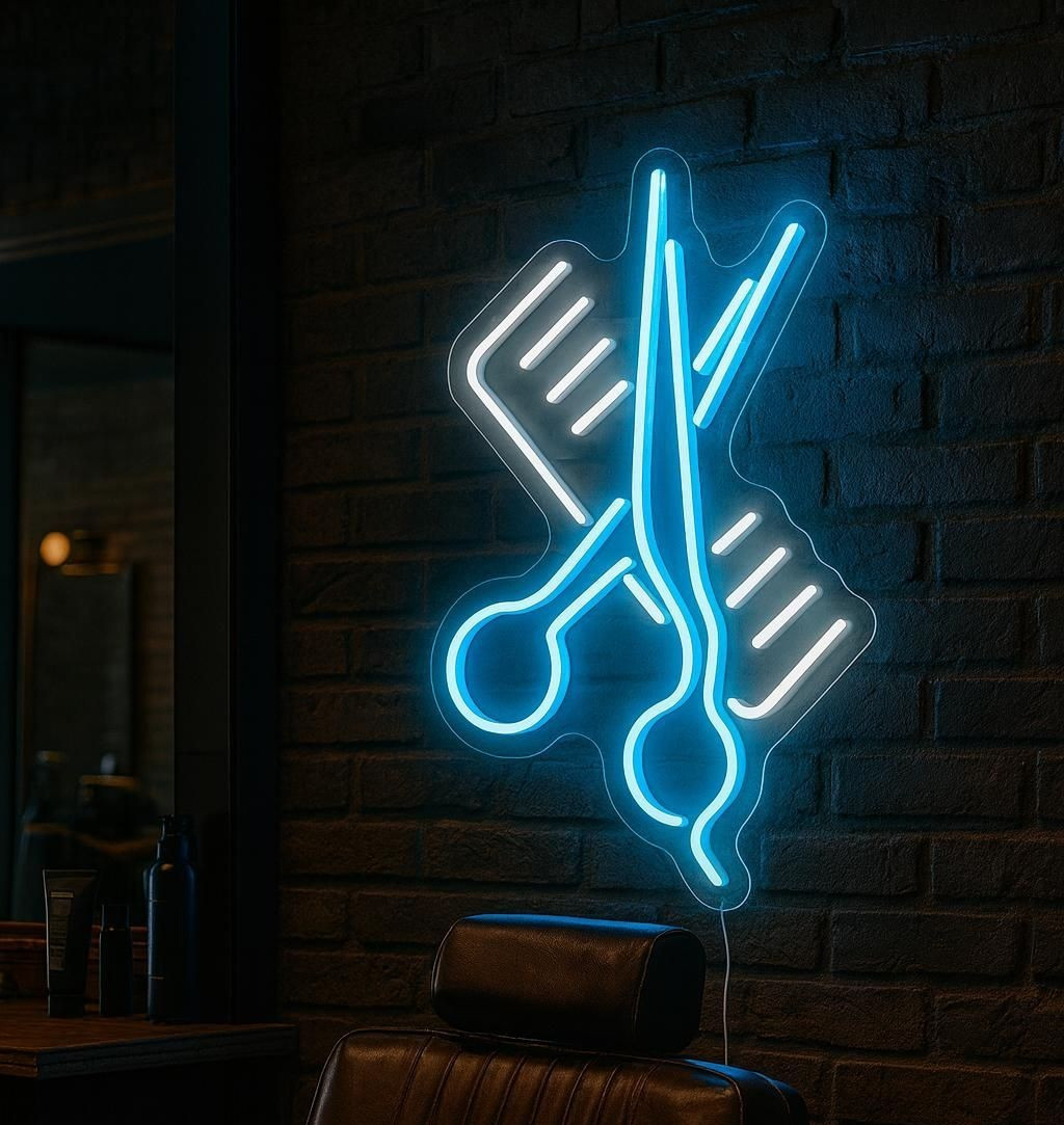 Custom Neon Sign for Salon & Bar | Personalized Name Sign | Custom LED Wall Sign