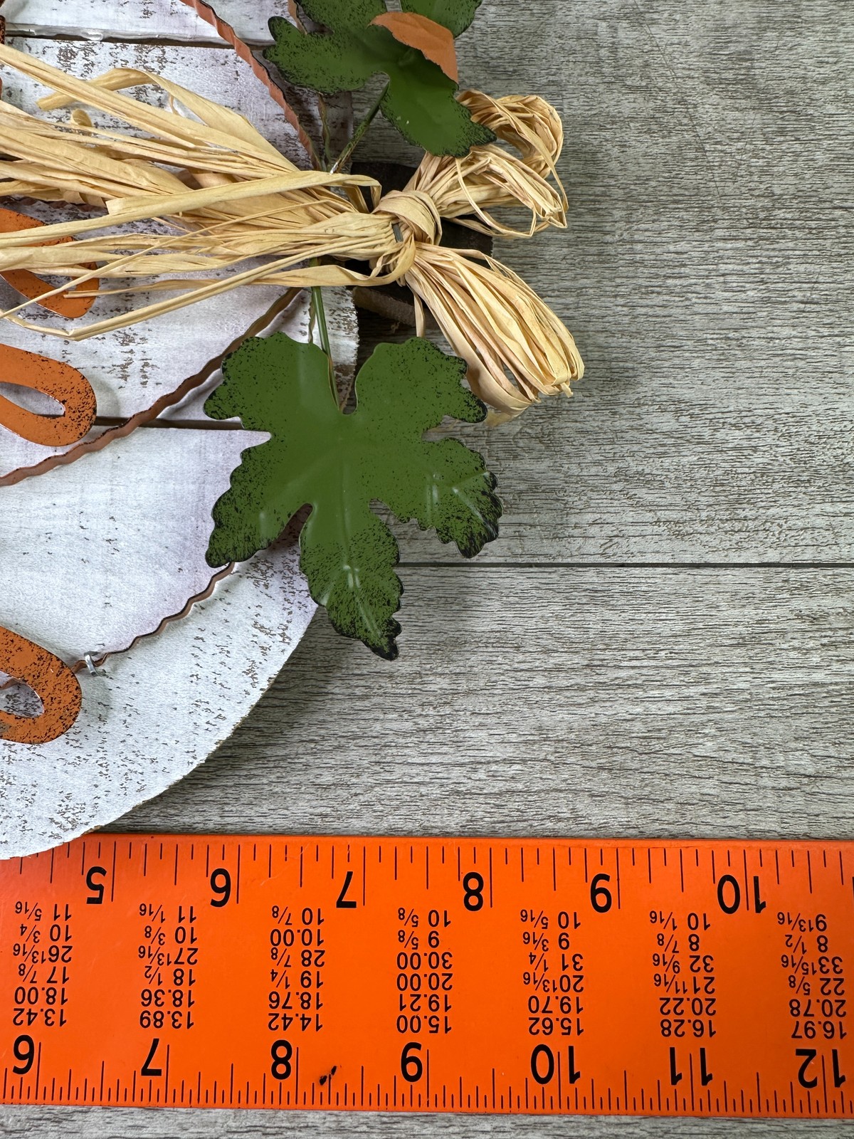 Rustic “Thankful” Pumpkin Sign Fall Autumn Thanksgiving Home Decor Freestanding