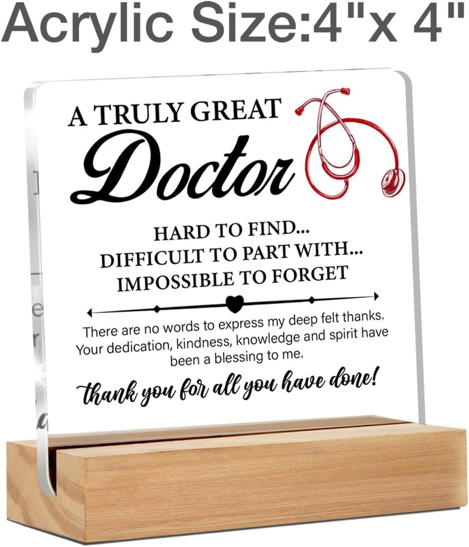 Thank You Doctor Gifts for Women Men, Appreciation Gifts for Doctors, a Truly Gr