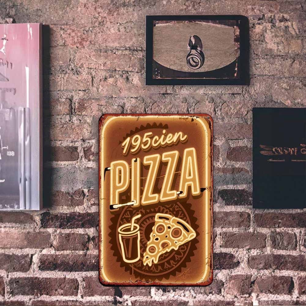 1950s Retro Pizza Neon Sign, Outdoor Decor